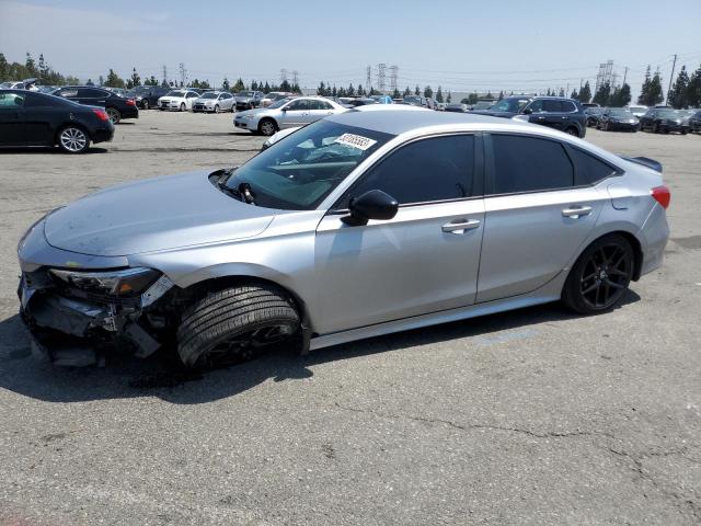 2HGFE2F52NH503818 - 2022 HONDA CIVIC SPORT 银色 照片 1