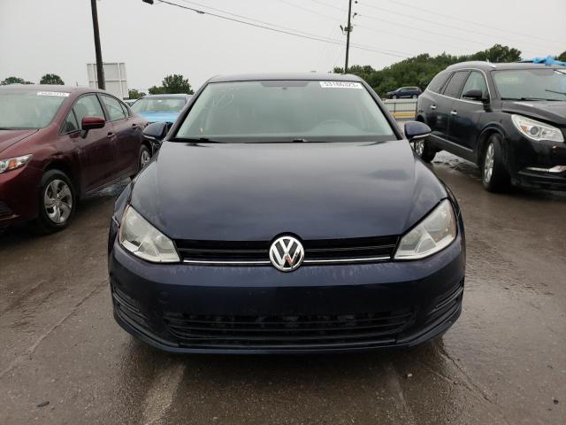 3VWRA7AU3FM061781 - 2015 VOLKSWAGEN GOLF TDI BLUE photo 5