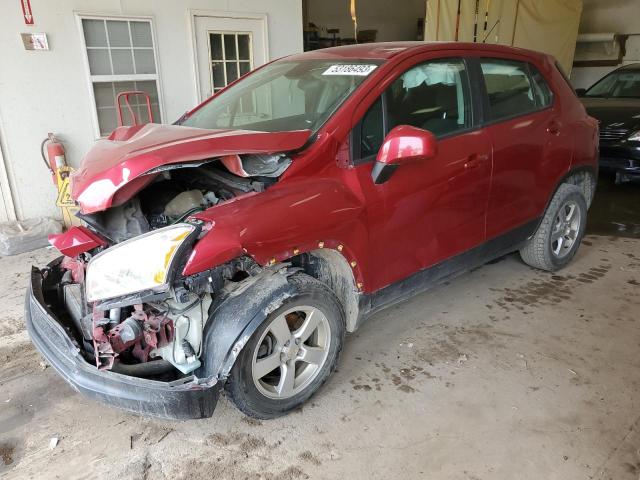 KL7CJPSB3FB062293 - 2015 CHEVROLET TRAX 1LS BURGUNDY photo 1