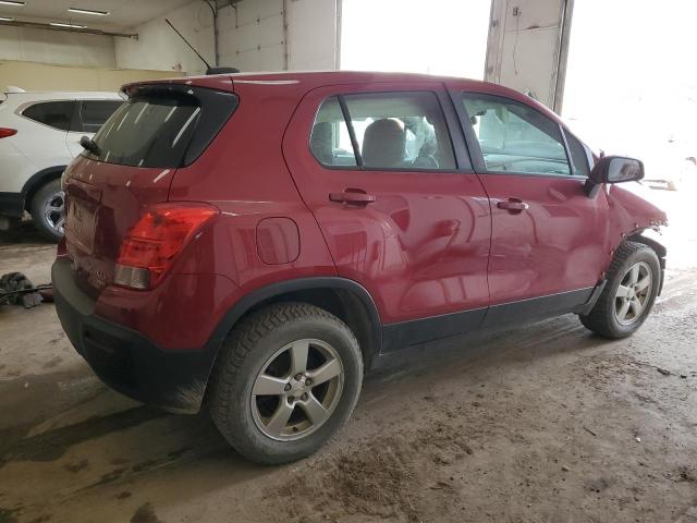 KL7CJPSB3FB062293 - 2015 CHEVROLET TRAX 1LS BURGUNDY photo 3