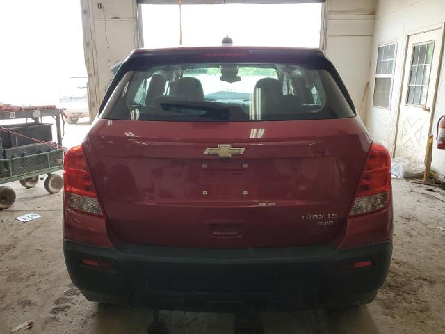 KL7CJPSB3FB062293 - 2015 CHEVROLET TRAX 1LS BURGUNDY photo 6