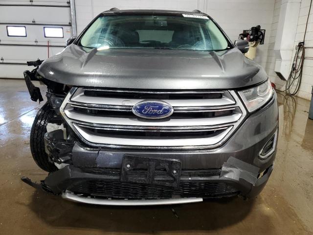 2FMTK4J85FBB93056 - 2015 FORD EDGE SEL GRAY photo 5