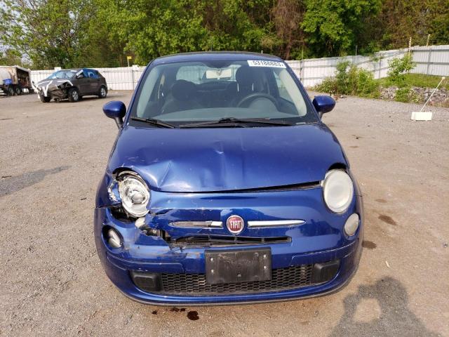 3C3CFFAR1CT111017 - 2012 FIAT 500 POP BLUE photo 5