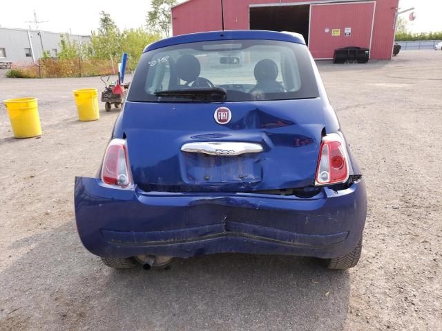 3C3CFFAR1CT111017 - 2012 FIAT 500 POP BLUE photo 6