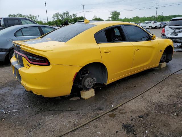 2C3CDXCTXJH129638 - 2018 DODGE CHARGER R/T YELLOW photo 3