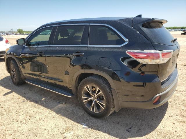 5TDKKRFH7GS177124 - 2016 TOYOTA HIGHLANDER XLE BLACK photo 2