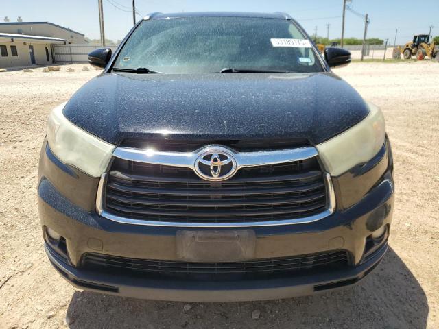 5TDKKRFH7GS177124 - 2016 TOYOTA HIGHLANDER XLE BLACK photo 5