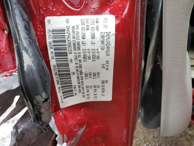 2A4GP54LX7R361578 - 2007 CHRYSLER TOWN & COU TOURING 红色 照片 13