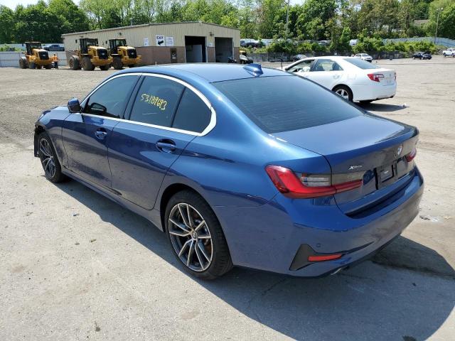 3MW5R7J08N8C31175 - 2022 BMW 330XI BLUE photo 2