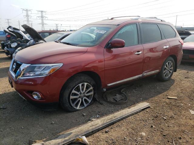 5N1AR2MM2DC675724 - 2013 NISSAN PATHFINDER S RED photo 1