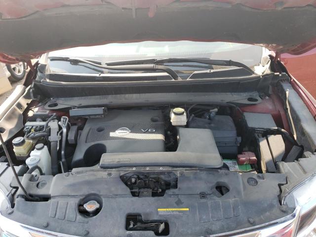 5N1AR2MM2DC675724 - 2013 NISSAN PATHFINDER S RED photo 11