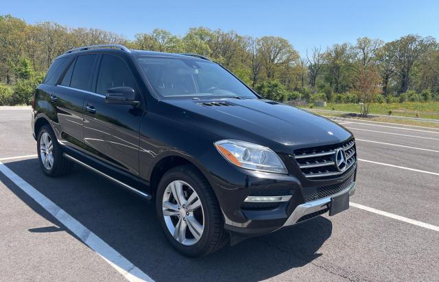 4JGDA5HB1CA026778 - 2012 MERCEDES-BENZ ML 350 4MATIC BLACK photo 1
