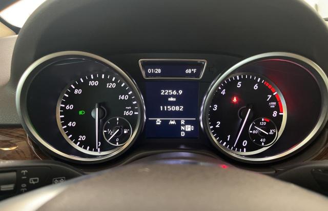 4JGDA5HB1CA026778 - 2012 MERCEDES-BENZ ML 350 4MATIC BLACK photo 8