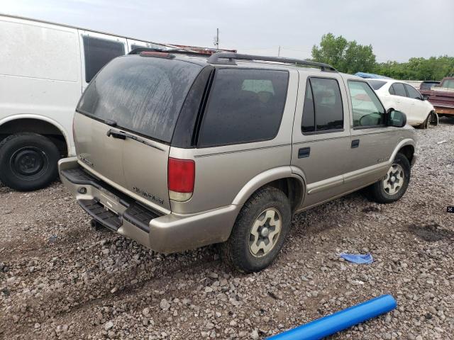 1GNDT13W52K104920 - 2002 CHEVROLET BLAZER BEIGE photo 3