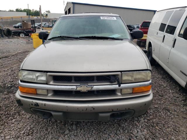 1GNDT13W52K104920 - 2002 CHEVROLET BLAZER BEIGE photo 5