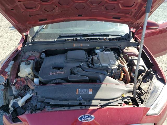 3FA6P0RU4KR206412 - 2019 FORD FUSION TITANIUM 勃艮第红 照片 11