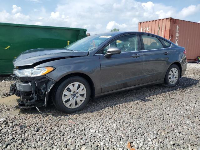 3FA6P0G78KR244335 - 2019 FORD FUSION S GRAY photo 1