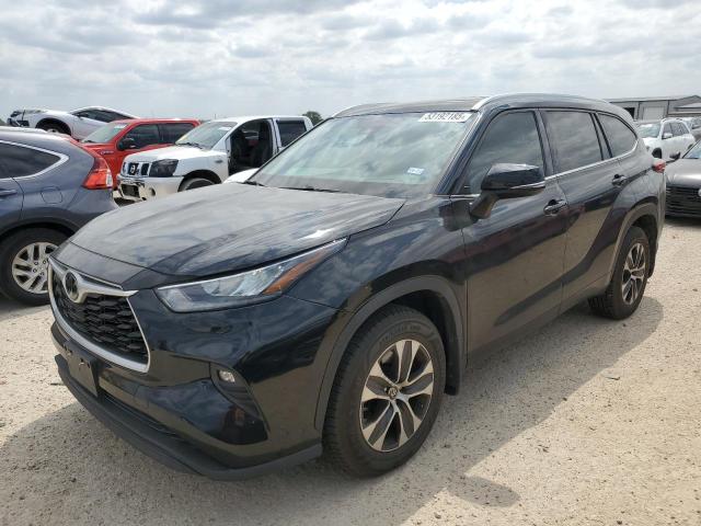 5TDGZRBH4LS502524 - 2020 TOYOTA HIGHLANDER XLE BLACK photo 1