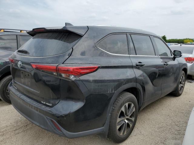 5TDGZRBH4LS502524 - 2020 TOYOTA HIGHLANDER XLE BLACK photo 3