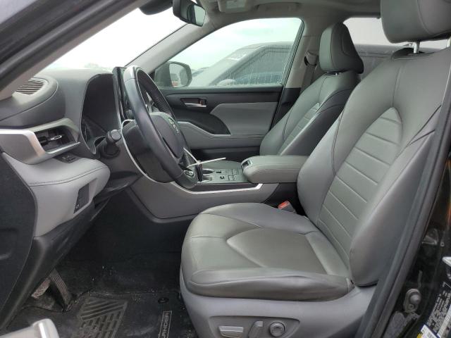 5TDGZRBH4LS502524 - 2020 TOYOTA HIGHLANDER XLE BLACK photo 7