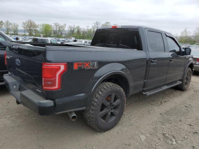 1FTFW1EF6FFC35049 - 2015 FORD F150 SUPERCREW BLACK photo 3