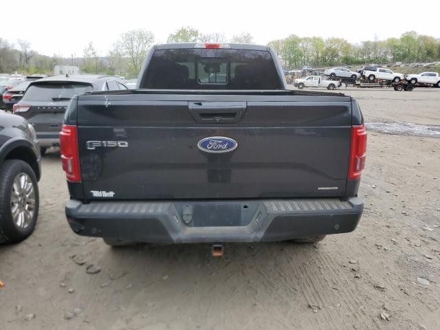 1FTFW1EF6FFC35049 - 2015 FORD F150 SUPERCREW BLACK photo 6