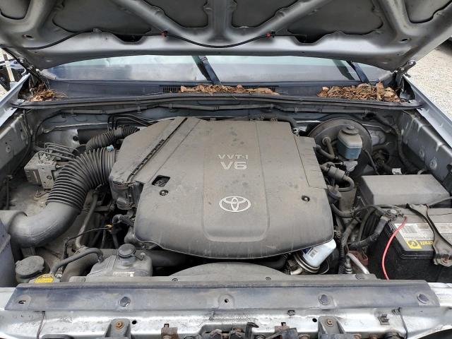 3TMJU62N66M008372 - 2006 TOYOTA TACOMA DOUBLE CAB PRERUNNER SILVER photo 11