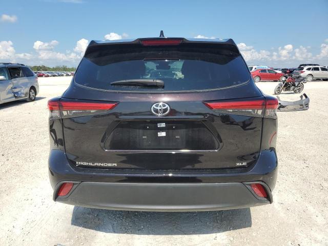 5TDGZRAH3NS112969 - 2022 TOYOTA HIGHLANDER XLE Bənövşəyi foto 6