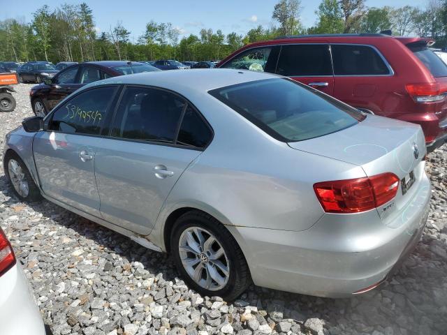 3VW1K7AJ7EM333697 - 2014 VOLKSWAGEN JETTA BASE 银色 照片 2