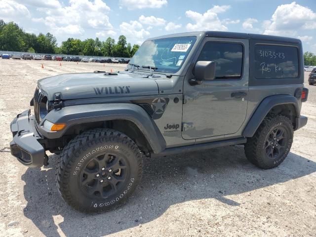 1C4GJXAN9MW626504 - 2021 JEEP WRANGLER SPORT GRAY photo 1