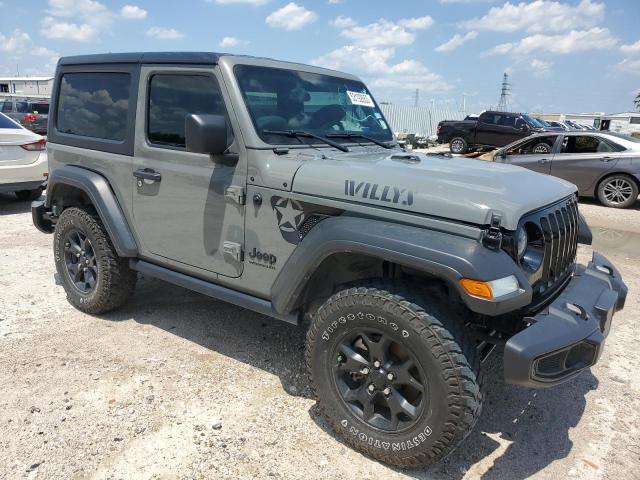 1C4GJXAN9MW626504 - 2021 JEEP WRANGLER SPORT GRAY photo 4