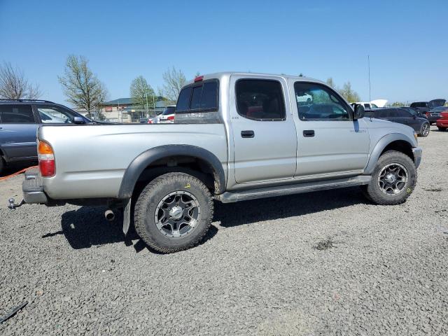 5TEGN92N62Z033908 - 2002 TOYOTA TACOMA DOUBLE CAB PRERUNNER SILVER photo 3