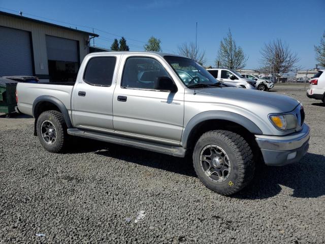5TEGN92N62Z033908 - 2002 TOYOTA TACOMA DOUBLE CAB PRERUNNER SILVER photo 4