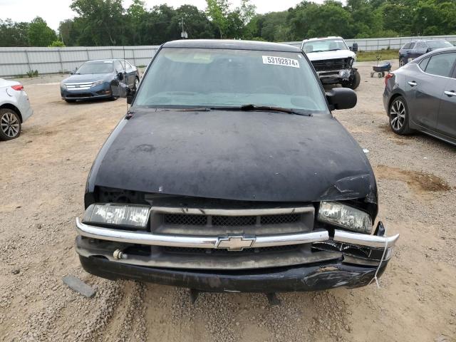 1GCCS195428139368 - 2002 CHEVROLET S TRUCK S10 BLACK photo 5