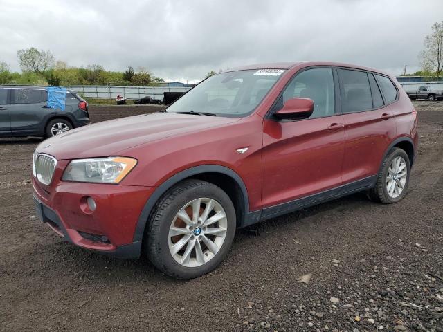 5UXWX9C57D0A29696 - 2013 BMW X3 XDRIVE28I MAROON photo 1