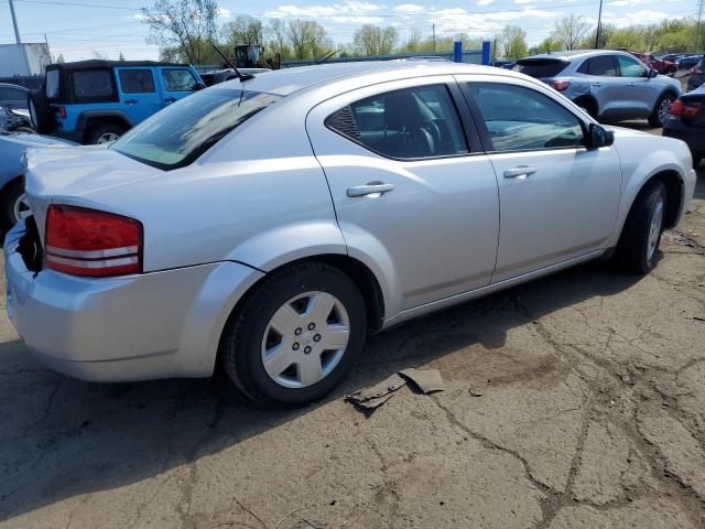 1B3CC4FB3AN114777 - 2010 DODGE AVENGER SXT SILVER photo 3