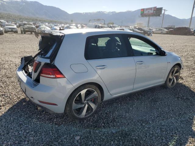 3VW6T7AU6KM036431 - 2019 VOLKSWAGEN GTI S SILVER photo 3