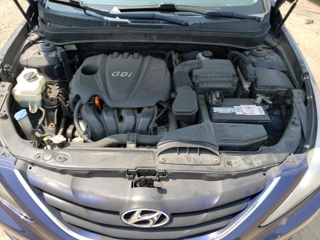 5NPEB4AC6DH669334 - 2013 HYUNDAI SONATA GLS BLUE photo 11