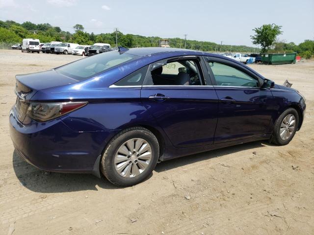 5NPEB4AC6DH669334 - 2013 HYUNDAI SONATA GLS BLUE photo 3