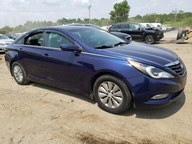 5NPEB4AC6DH669334 - 2013 HYUNDAI SONATA GLS BLUE photo 4