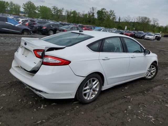 3FA6P0H7XFR144564 - 2015 FORD FUSION SE WHITE photo 3