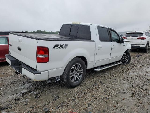 1FTRW12W87KD01305 - 2007 FORD F150 SUPERCREW WHITE photo 3