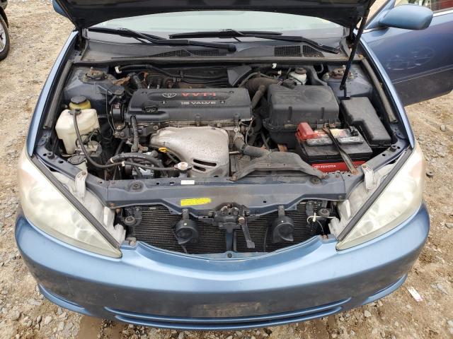 4T1BE30K34U810701 - 2004 TOYOTA CAMRY LE BLUE photo 11