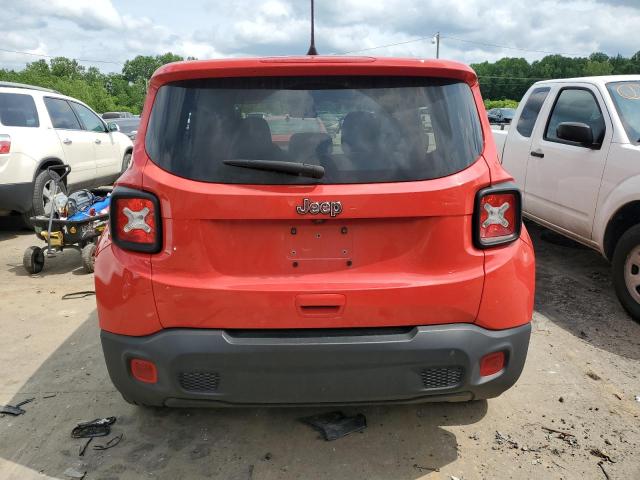 ZACNJCAB3MPM30588 - 2021 JEEP RENEGADE SPORT RED photo 6