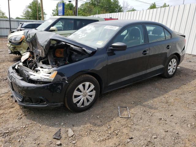 3VW2K7AJ5EM406358 - 2014 VOLKSWAGEN JETTA BASE Schwarz Foto 1