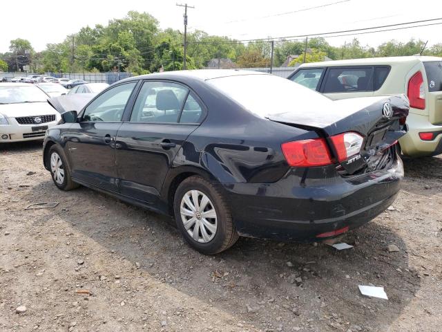 3VW2K7AJ5EM406358 - 2014 VOLKSWAGEN JETTA BASE Schwarz Foto 2