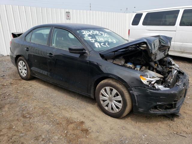 3VW2K7AJ5EM406358 - 2014 VOLKSWAGEN JETTA BASE Schwarz Foto 4