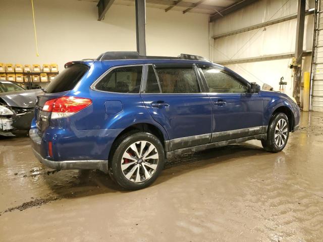 4S4BRBGC9A3362009 - 2010 SUBARU OUTBACK 2.5I PREMIUM BLUE photo 3