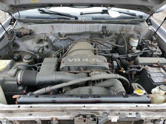 5TBBT4416YS031118 - 2000 TOYOTA TUNDRA ACCESS CAB ნაცრისფერი ფოტო 11