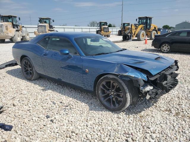 2C3CDZFJ4PH645170 - 2023 DODGE CHALLENGER R/T SCAT PACK BLUE photo 4
